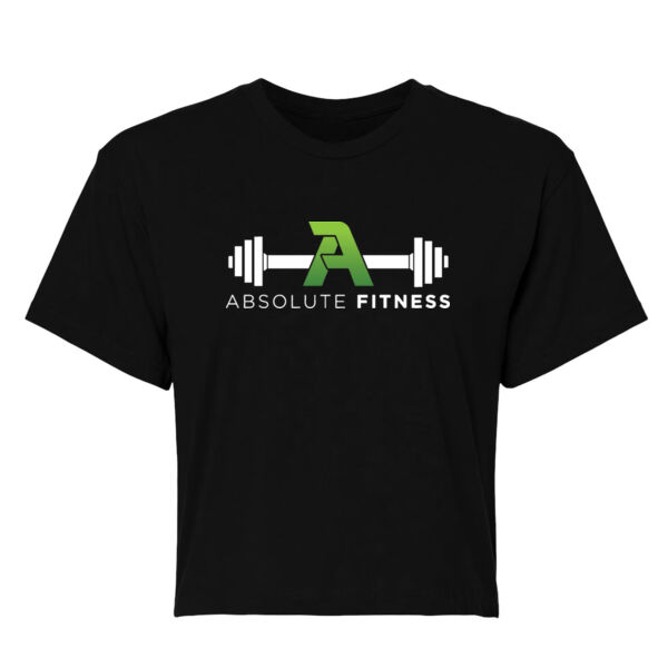ABSOLUTE FITNESS LOGO - WOMEN'S CROP T-SHIRT - $DB4KZX$ Thumbnail